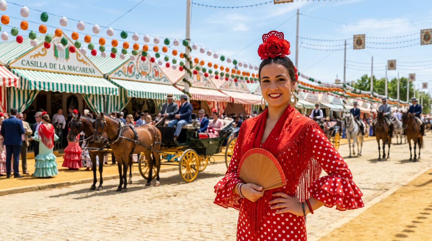Mujer mirando el resultado en su movil